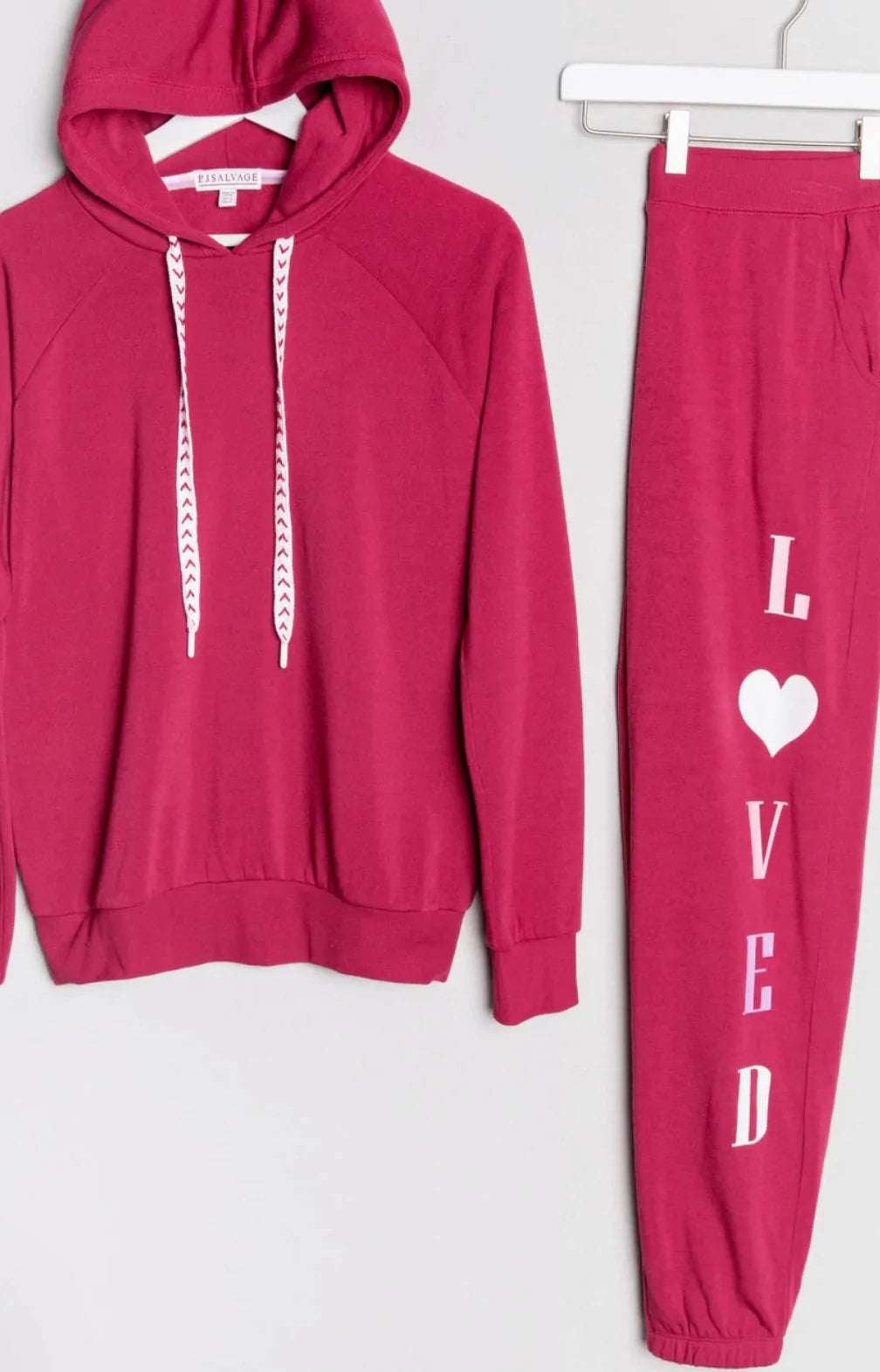 PJ Salvage Feeling Loved Sweatpants Jogger Bottoms by PJ Salvage as seen on celebrities