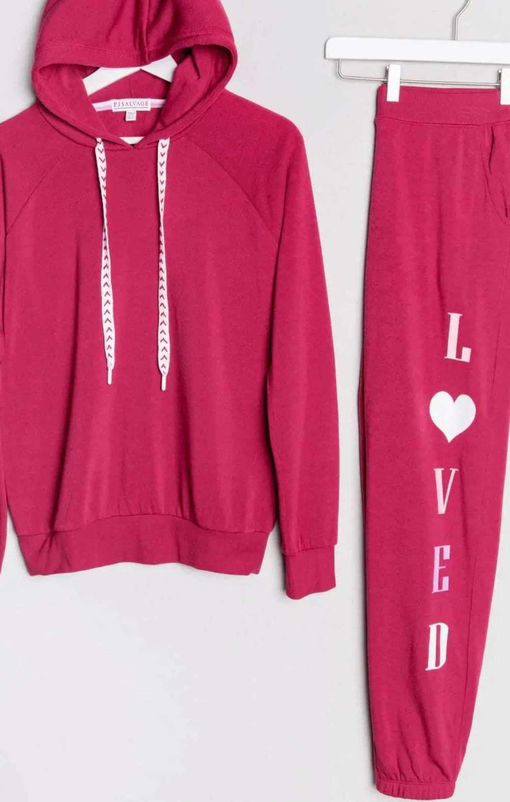 PJ Salvage Feeling Loved Sweatpants Jogger Bottoms by PJ Salvage as seen on celebrities