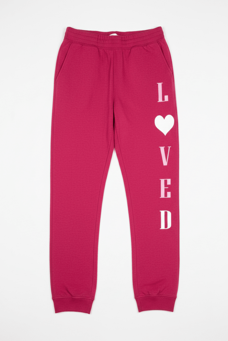 Shop PJ Salvage PJ Salvage Feeling Loved Sweatpants Jogger Bottoms for women – premium loungewear and festival fashion at Spoiled Brat