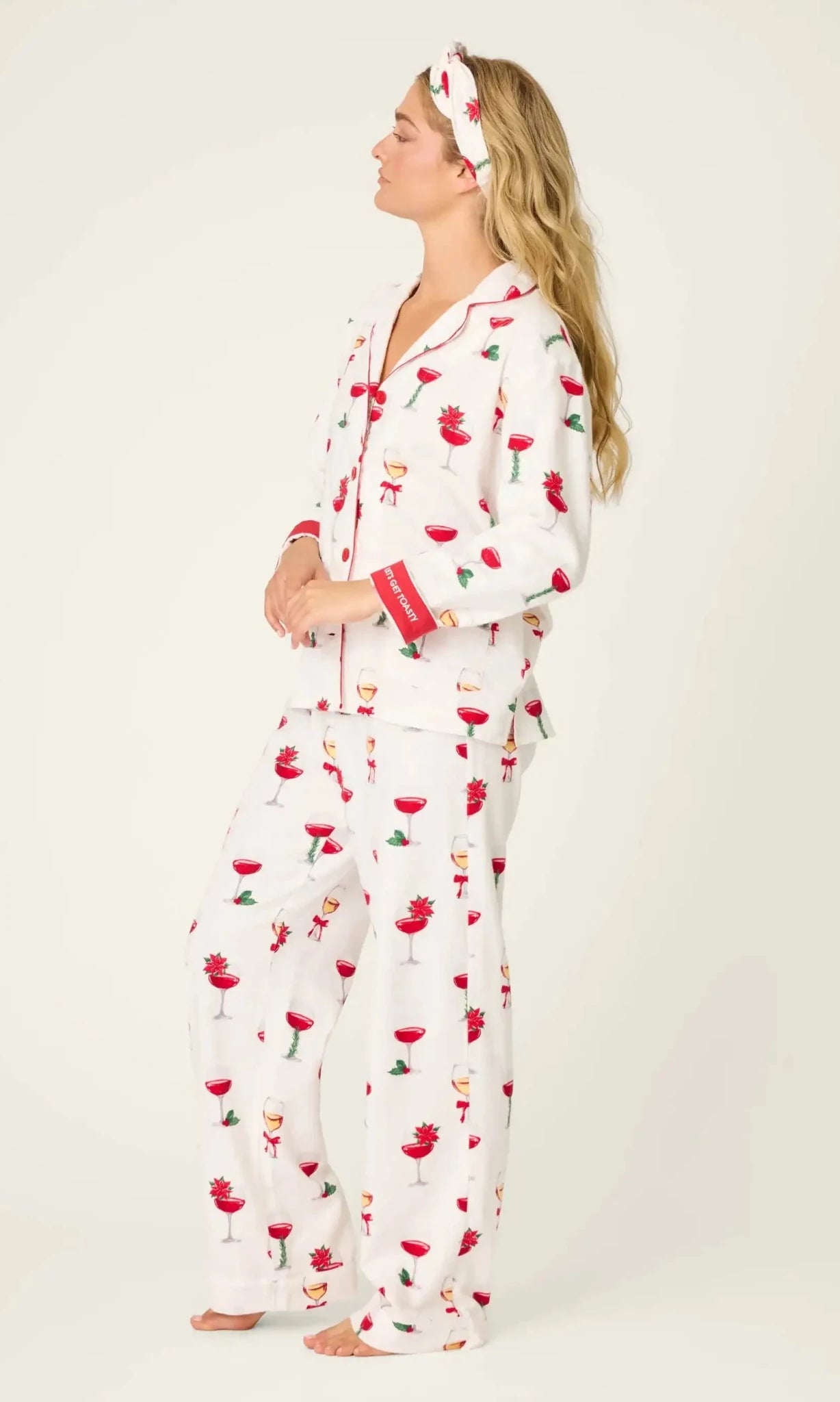 PJ Salvage Let's Get Toasty 3 - Piece Print Flannel PJ Set - Spoiled Brat