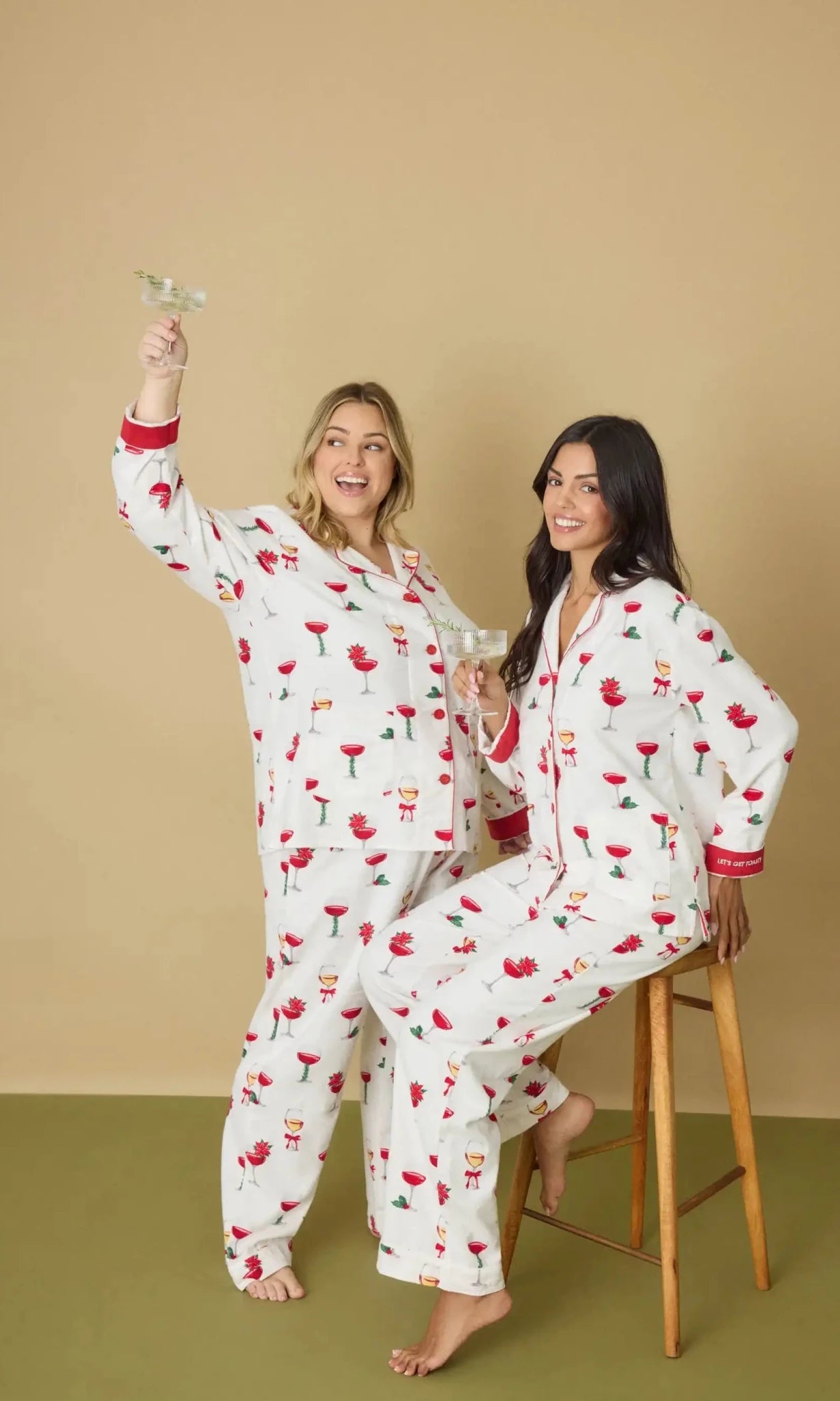 PJ Salvage Let's Get Toasty 3 - Piece Print Flannel PJ Set - Spoiled Brat