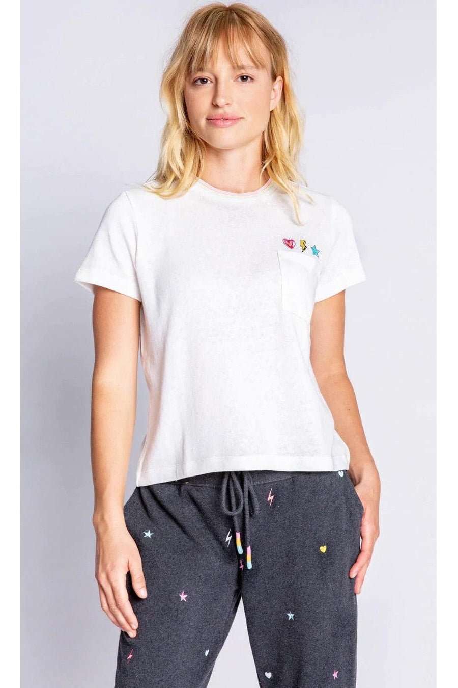 PJ Salvage One Love Embroidered T-Shirt - Spoiled Brat