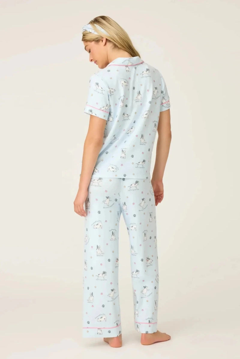 Shop PJ Salvage PJ Salvage Paws & Breathe Dog Print 3 - Piece PJ Set Pyjamas for women – premium loungewear and festival fashion at Spoiled Brat