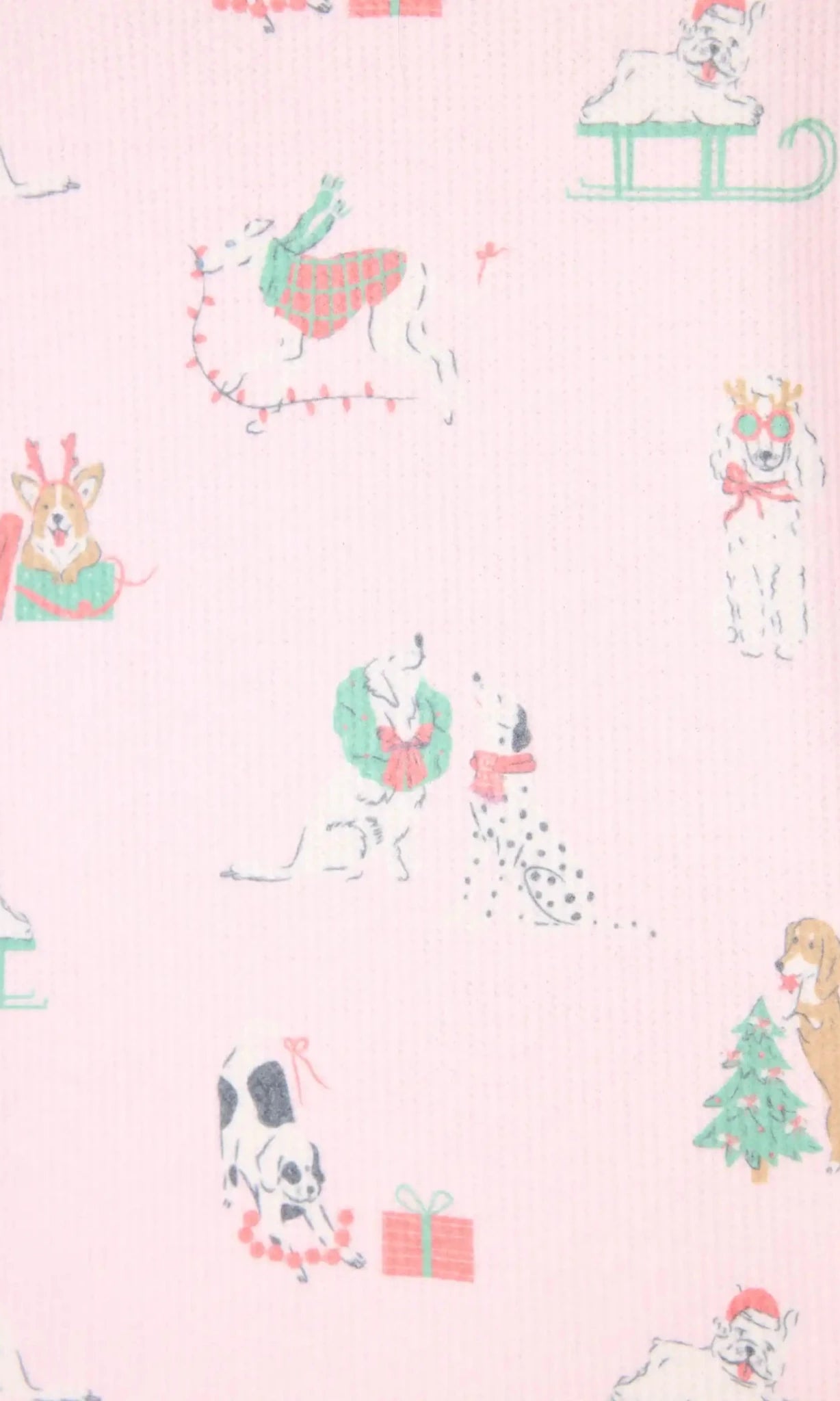 PJ Salvage Peace & Pawlidays Dog Print PJ Top - Spoiled Brat