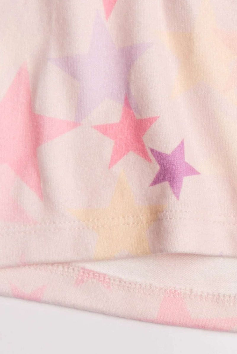 Shop PJ Salvage PJ Salvage Peach Party Star Hoodie Hoodie for women – premium loungewear and festival fashion at Spoiled Brat