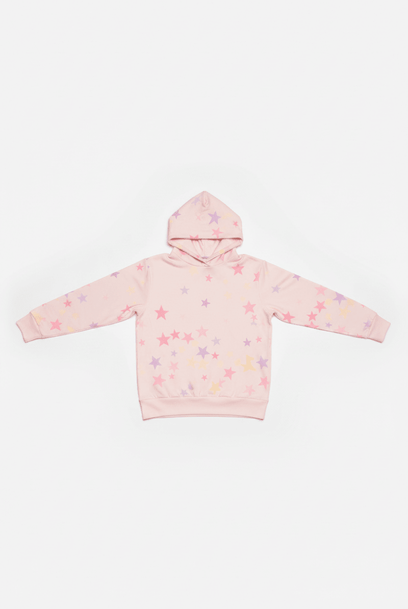 Shop PJ Salvage PJ Salvage Peach Party Star Hoodie Hoodie for women – premium loungewear and festival fashion at Spoiled Brat