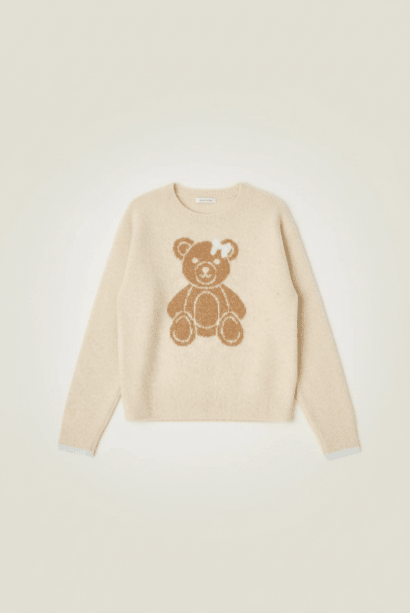 Shop PJ Salvage PJ Salvage Teddy Bear Graphic Snuggle Sweater Sweater for women – premium loungewear and festival fashion at Spoiled Brat