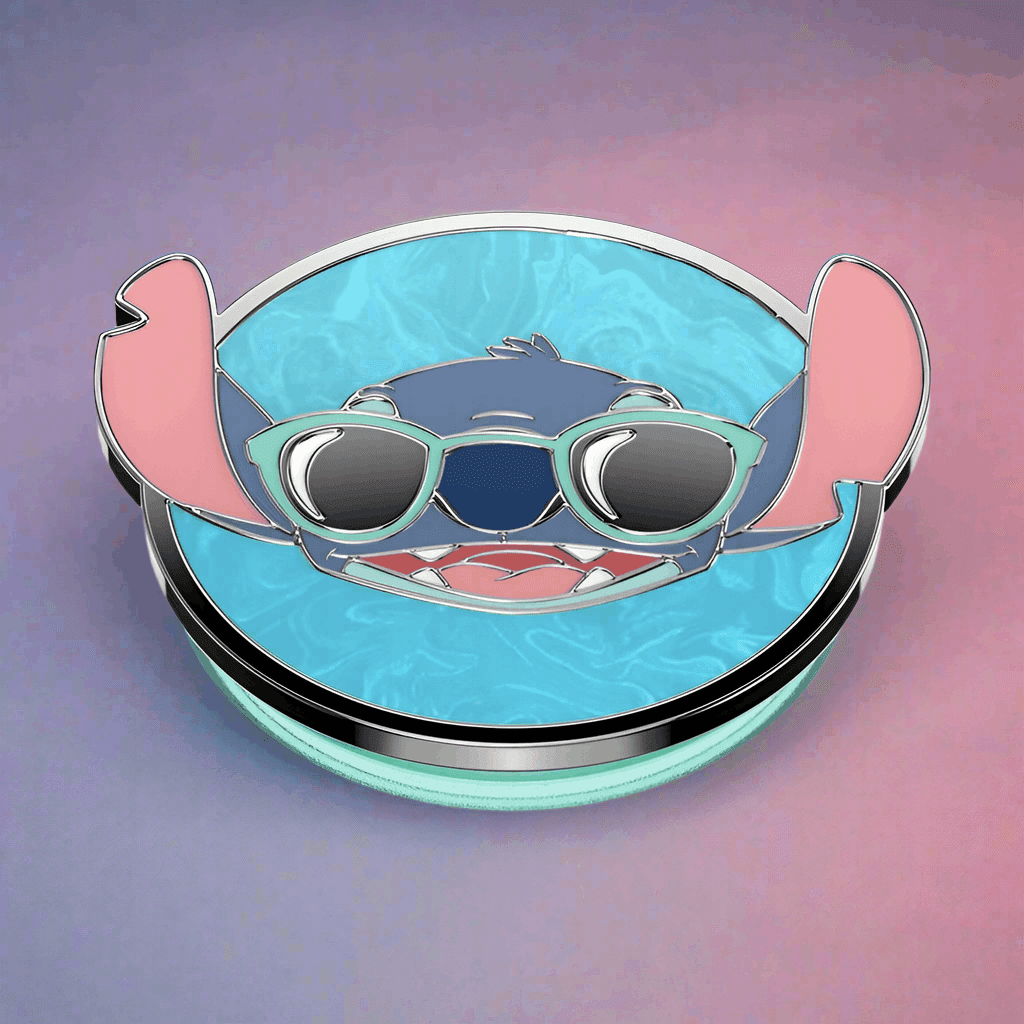 Shop Pop Sockets Pop Sockets Lilo & Stitch - Suns Out Stitch Enamel Pop Grip Tech Accessories for women – premium loungewear and festival fashion at Spoiled Brat