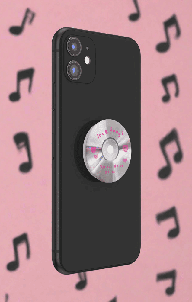 Shop Pop Sockets Pop Sockets Love Songs Pop Grip Tech Accessories for women – premium loungewear and festival fashion at Spoiled Brat