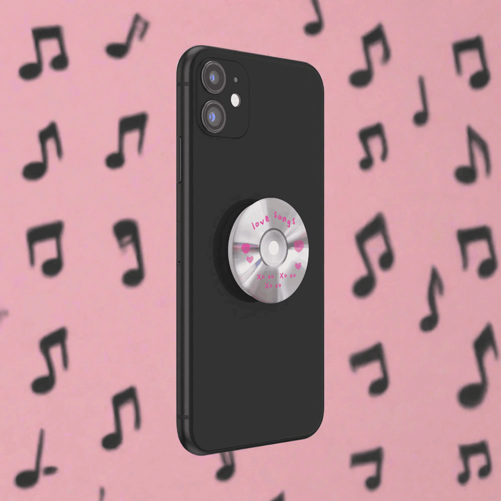 Shop Pop Sockets Pop Sockets Love Songs Pop Grip Tech Accessories for women – premium loungewear and festival fashion at Spoiled Brat