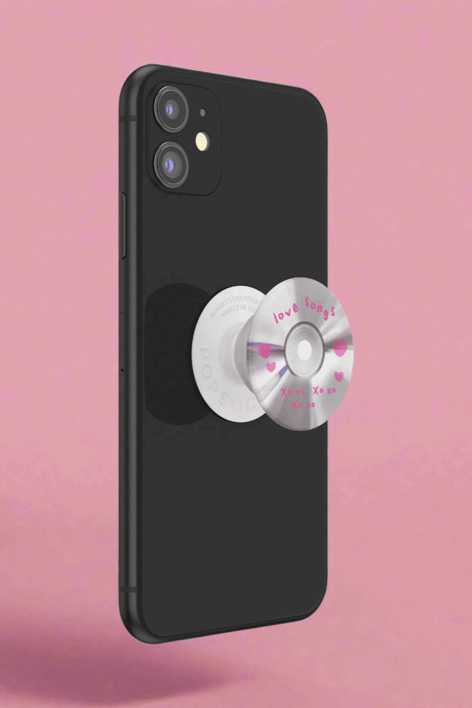 Shop Pop Sockets Pop Sockets Love Songs Pop Grip Tech Accessories for women – premium loungewear and festival fashion at Spoiled Brat