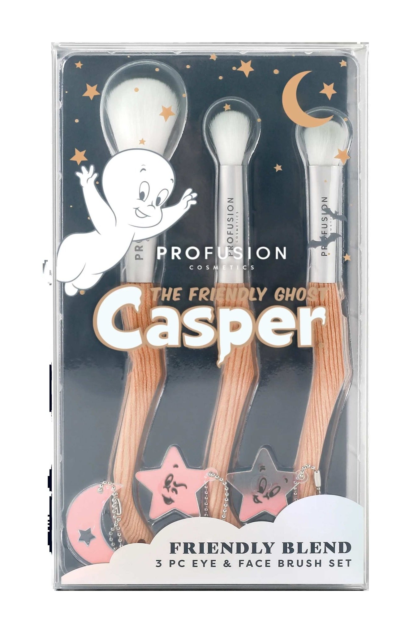 Shop Profusion Cosmetics Profusion Cosmetics Casper the Friendly Ghost Makeup Brushes Makeup Brushes for women – premium loungewear and festival fashion at Spoiled Brat