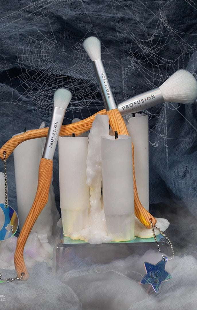 Shop Profusion Cosmetics Profusion Cosmetics Casper the Friendly Ghost Makeup Brushes Makeup Brushes for women – premium loungewear and festival fashion at Spoiled Brat