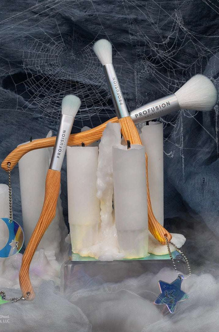 Shop Profusion Cosmetics Profusion Cosmetics Casper the Friendly Ghost Makeup Brushes Makeup Brushes for women – premium loungewear and festival fashion at Spoiled Brat