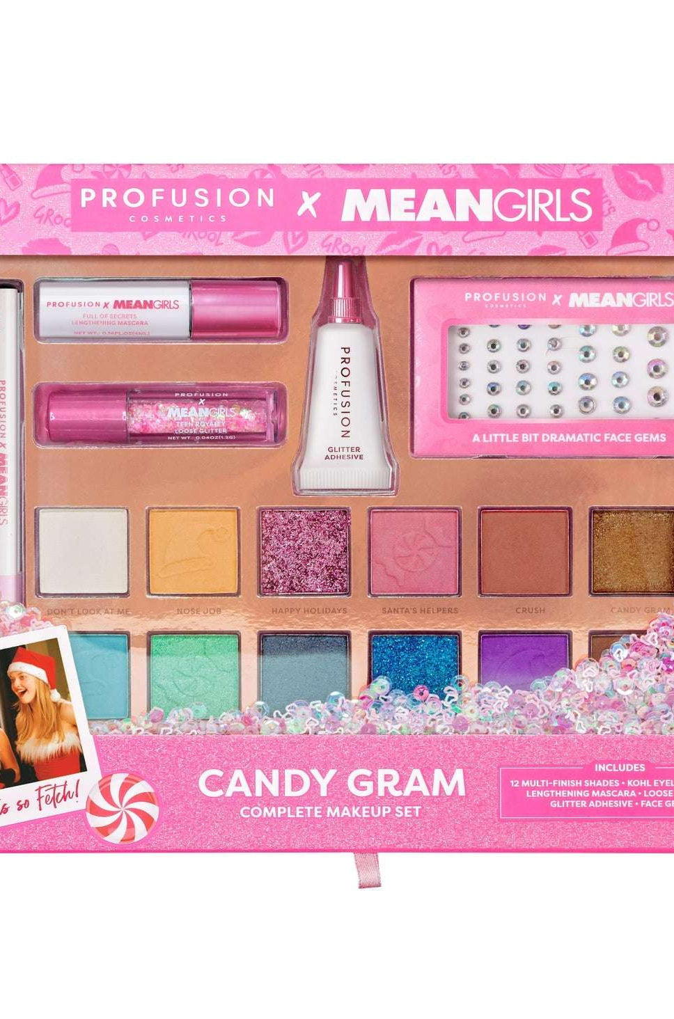 Shop Profusion Cosmetics Profusion Cosmetics Mean Girls Candy Gram Complete Makeup Kit Eyeshadow for women – premium loungewear and festival fashion at Spoiled Brat