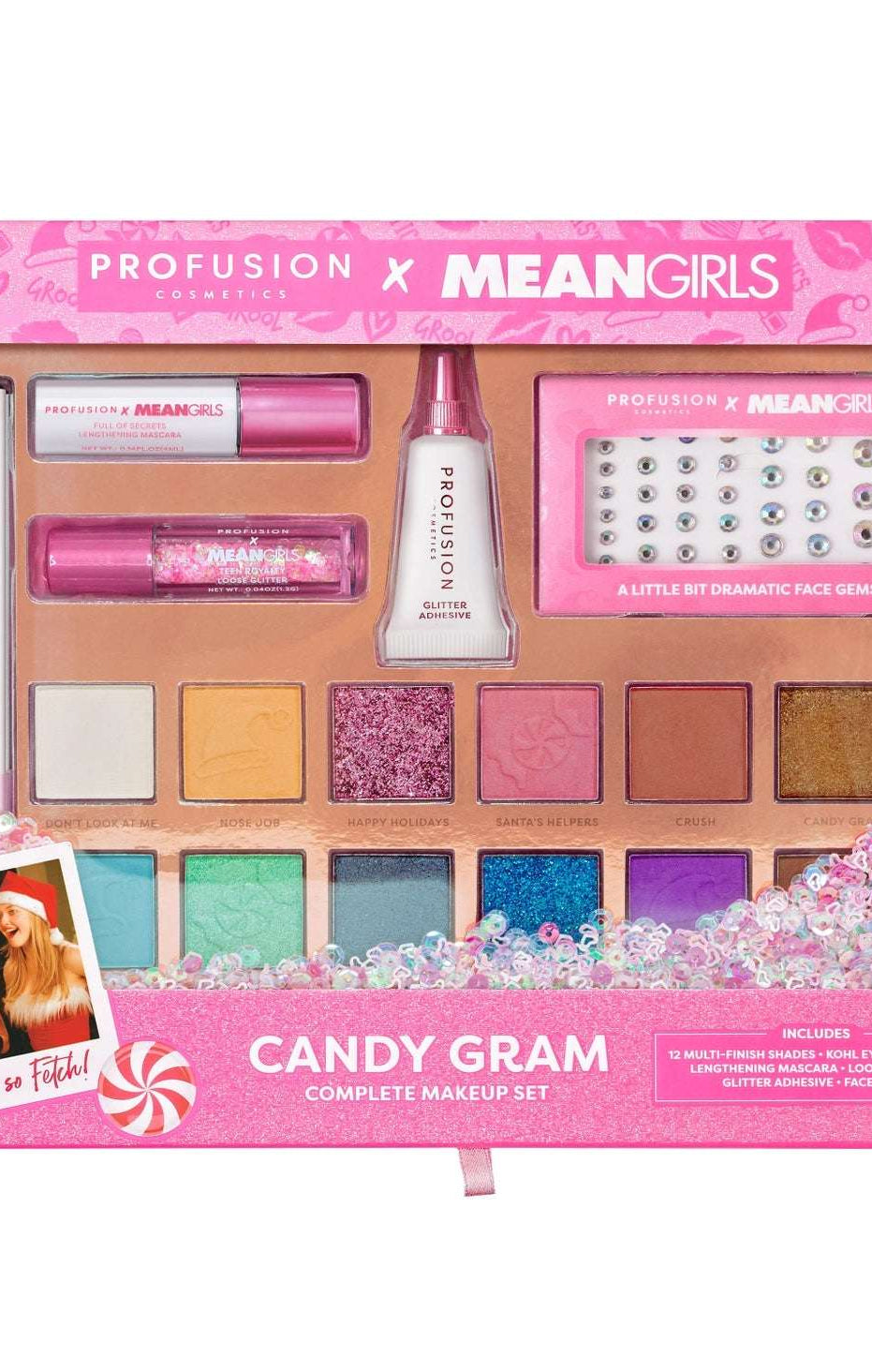 Shop Profusion Cosmetics Profusion Cosmetics Mean Girls Candy Gram Complete Makeup Kit Eyeshadow for women – premium loungewear and festival fashion at Spoiled Brat