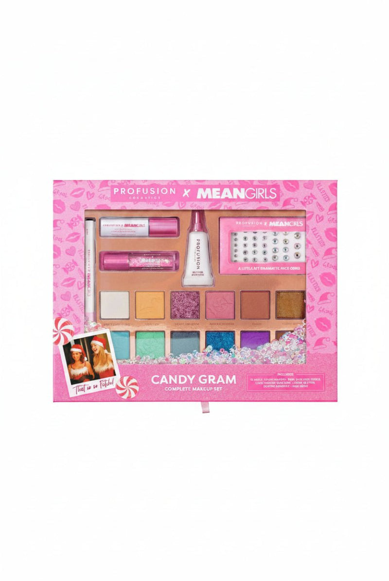 Shop Profusion Cosmetics Profusion Cosmetics Mean Girls Candy Gram Complete Makeup Kit Eyeshadow for women – premium loungewear and festival fashion at Spoiled Brat
