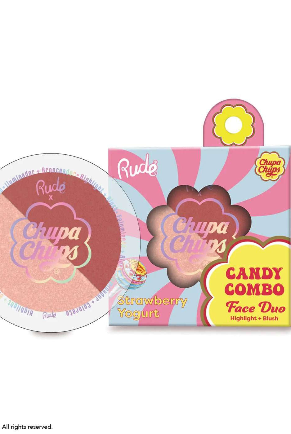 Rude Cosmetics Chupa Chups Candy Combo Face Duo Beauty Product by Rude Cosmetics as seen on celebrities