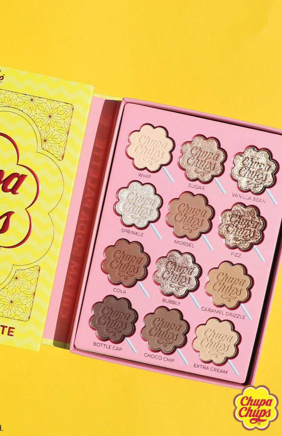 Rude Cosmetics Chupa Chups Cream Soda 12 Colour Palette Eyeshadow by Rude Cosmetics as seen on celebrities