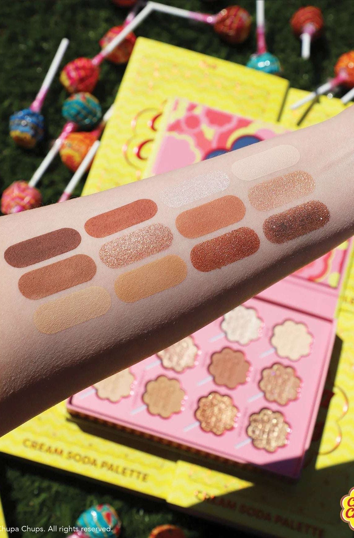 Rude Cosmetics Chupa Chups Cream Soda 12 Colour Palette Eyeshadow by Rude Cosmetics as seen on celebrities