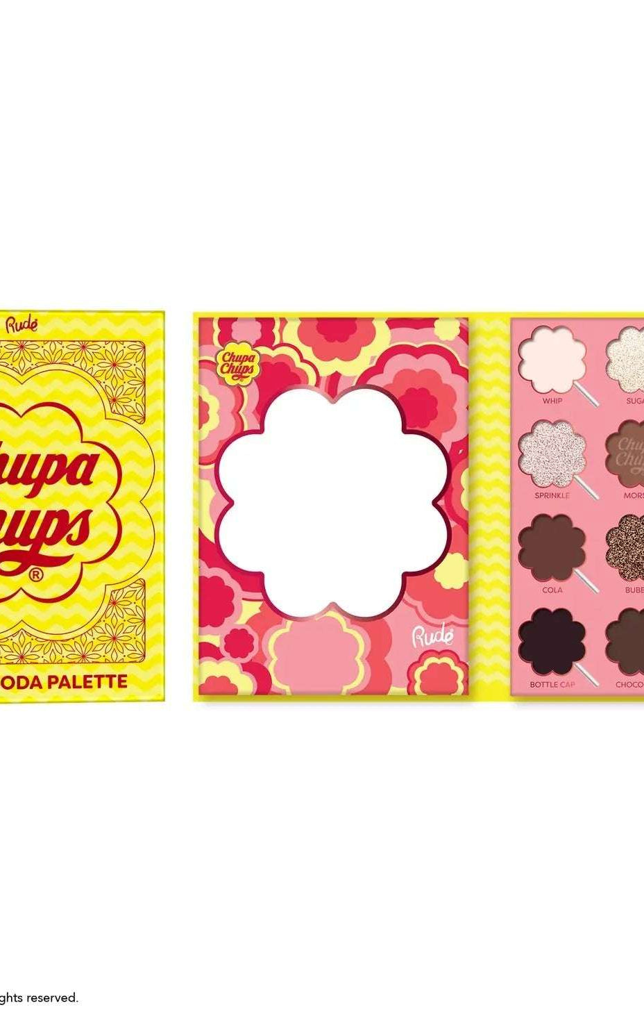 Rude Cosmetics Chupa Chups Cream Soda 12 Colour Palette Eyeshadow by Rude Cosmetics as seen on celebrities