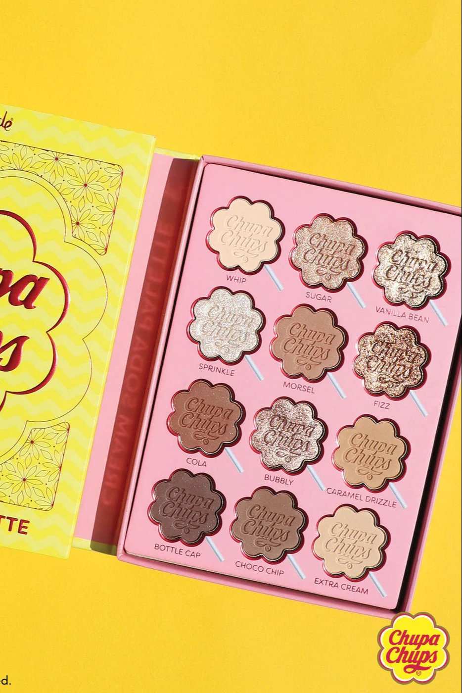 Shop Rude Cosmetics Rude Cosmetics Chupa Chups Cream Soda 12 Colour Palette Eyeshadow for women – premium loungewear and festival fashion at Spoiled Brat