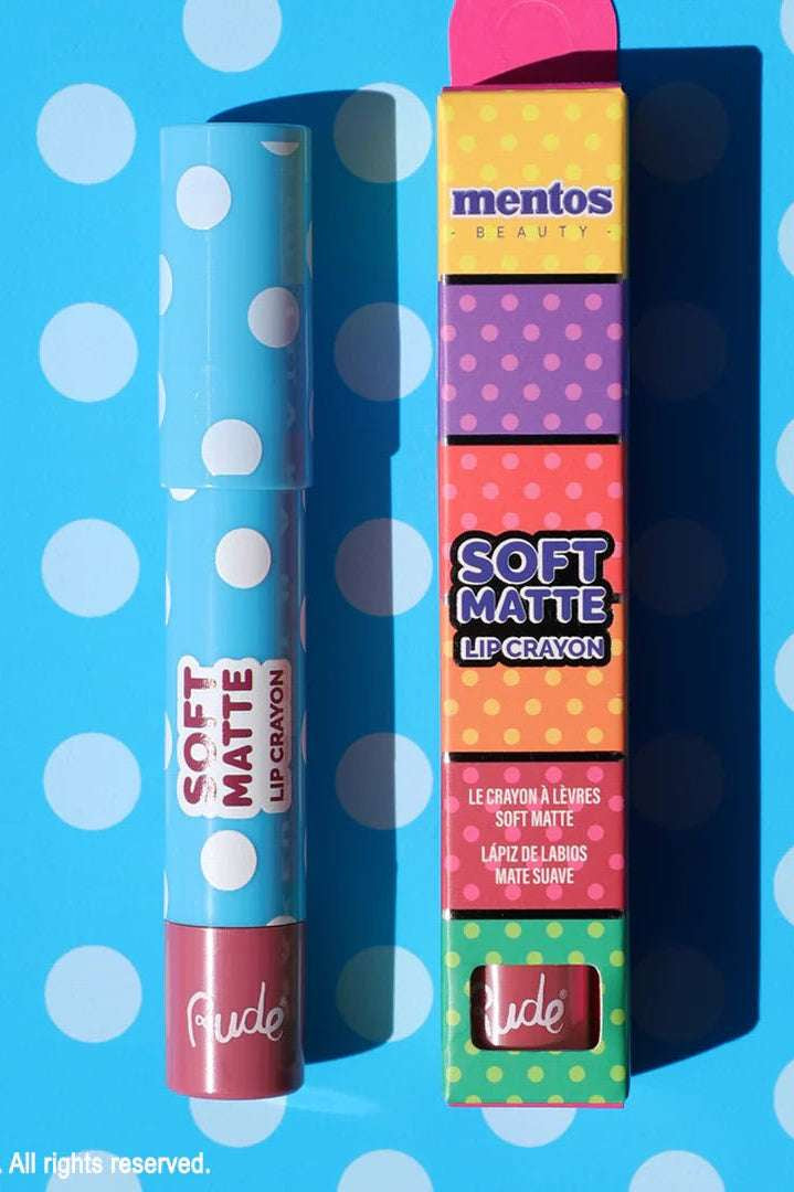 Rude Cosmetics Mentos Soft Matte Lip Crayon Lip Gloss by Rude Cosmetics as seen on celebrities
