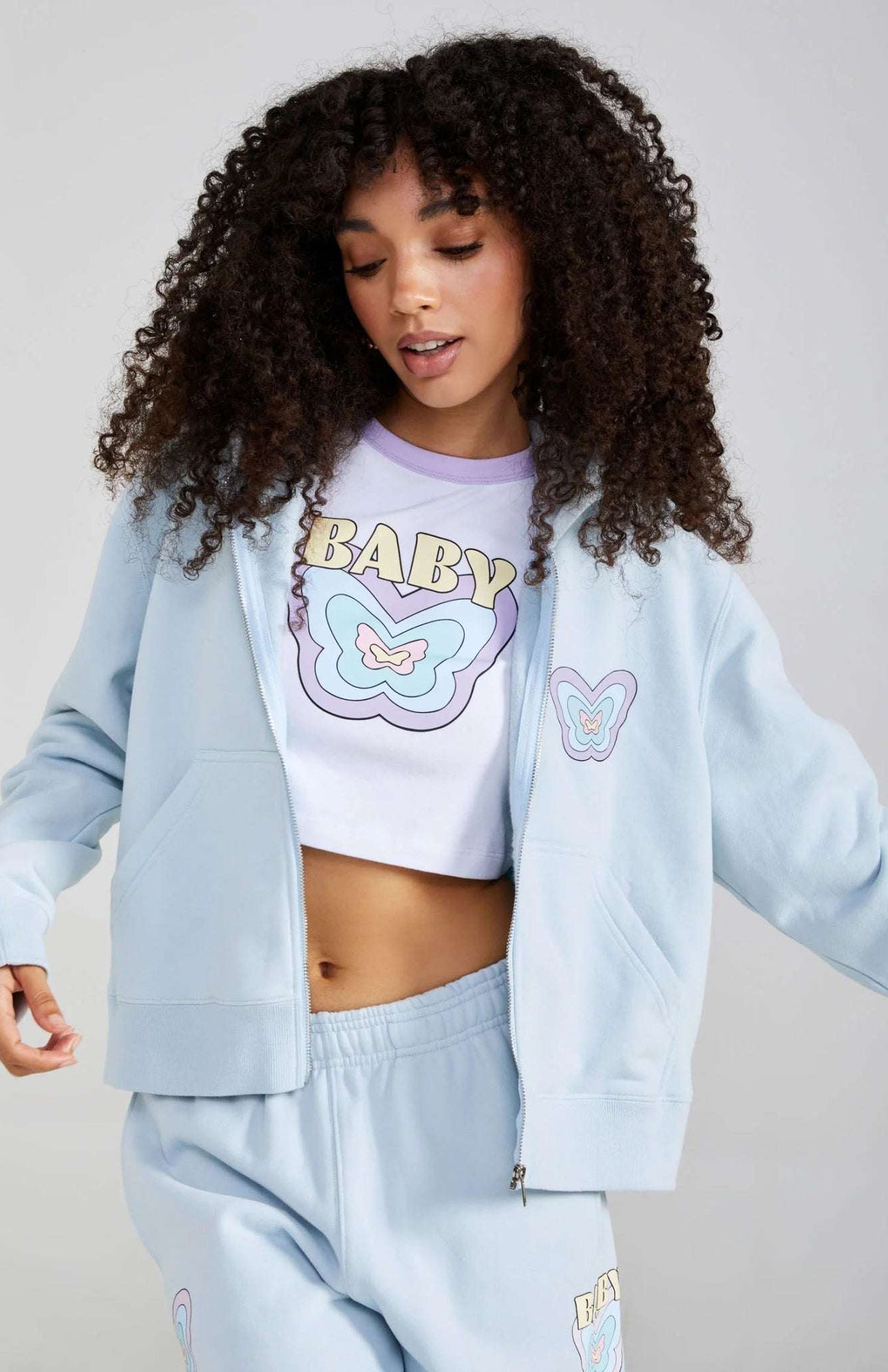 Samii Ryan Baby Zip Up Hoodie Hoodie by Samii Ryan as seen on celebrities