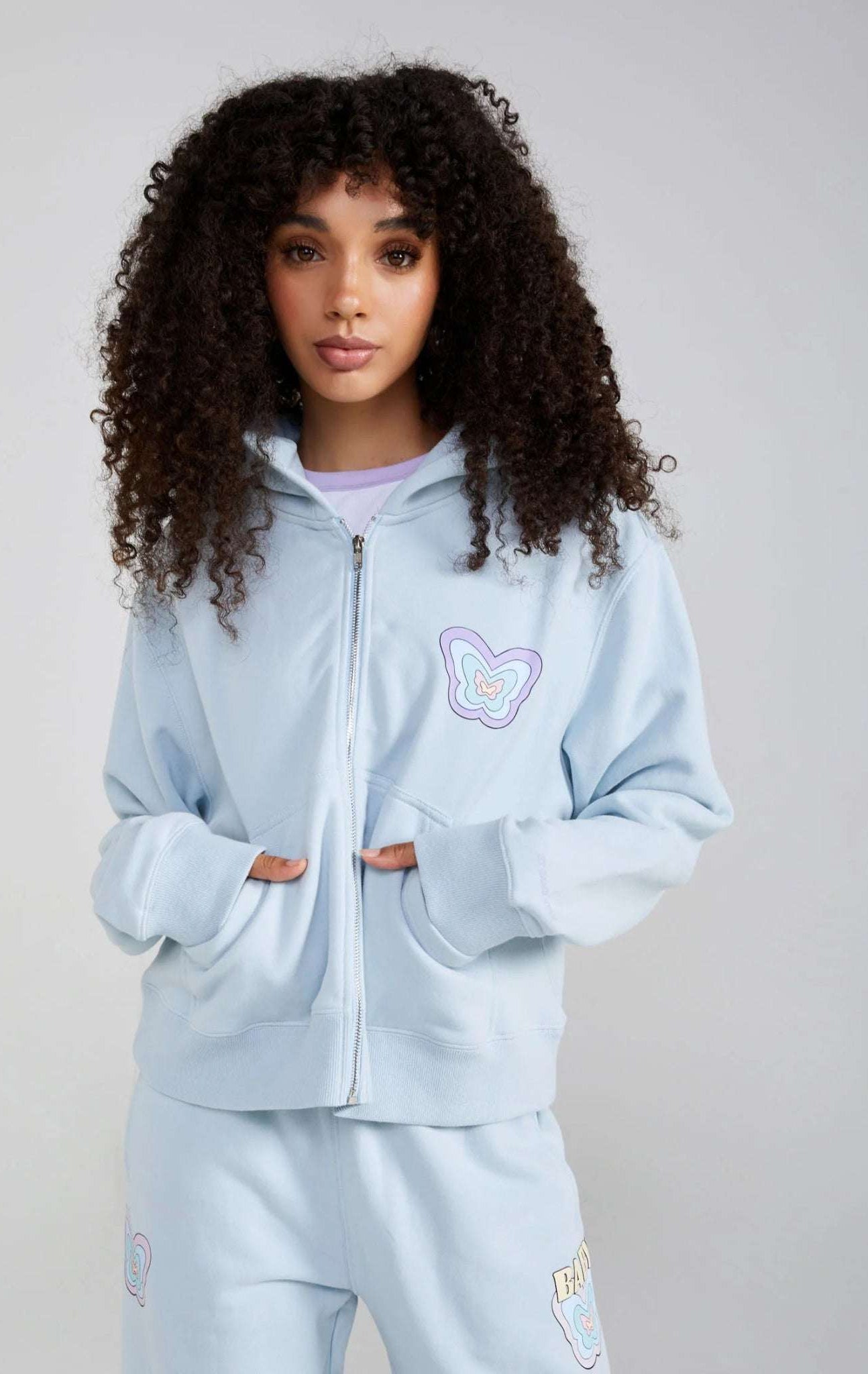 Shop Samii Ryan Samii Ryan Baby Zip Up Hoodie Hoodie for women – premium loungewear and festival fashion at Spoiled Brat
