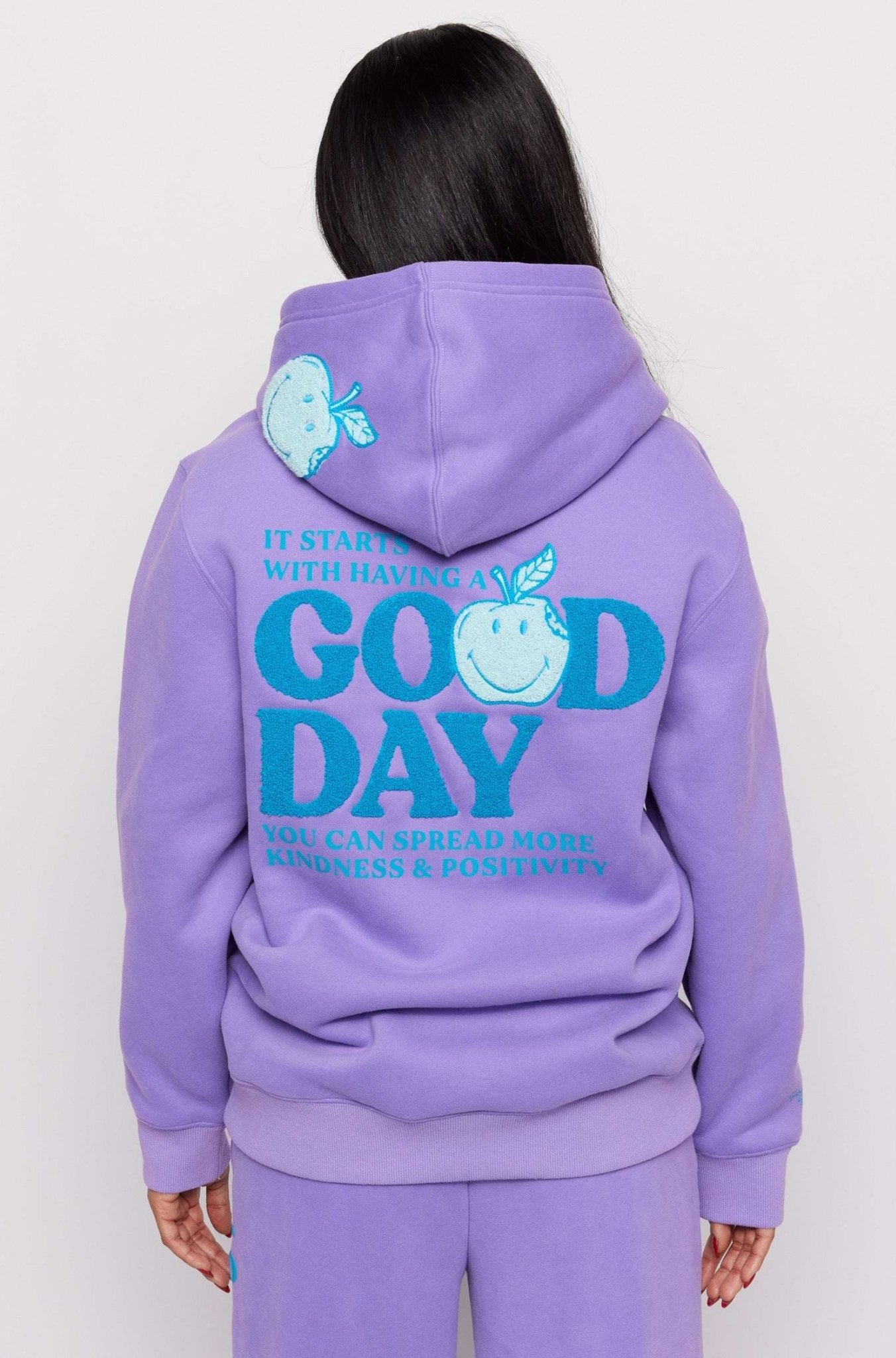 Shop Samii Ryan Samii Ryan Good Day Smileyworld Hoodie Hoodie for women – premium loungewear and festival fashion at Spoiled Brat