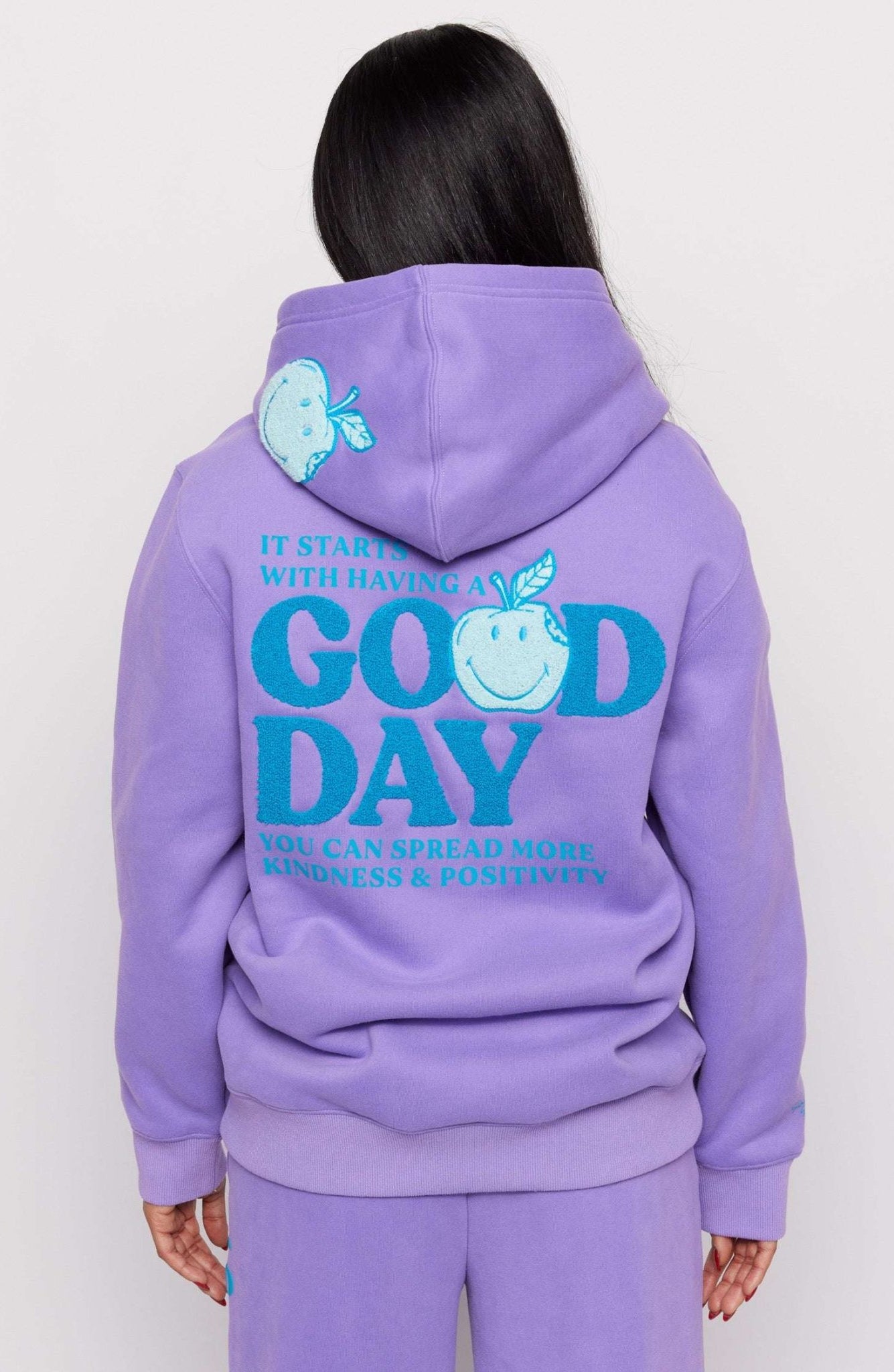 Shop Samii Ryan Samii Ryan Good Day Smileyworld Hoodie Hoodie for women – premium loungewear and festival fashion at Spoiled Brat