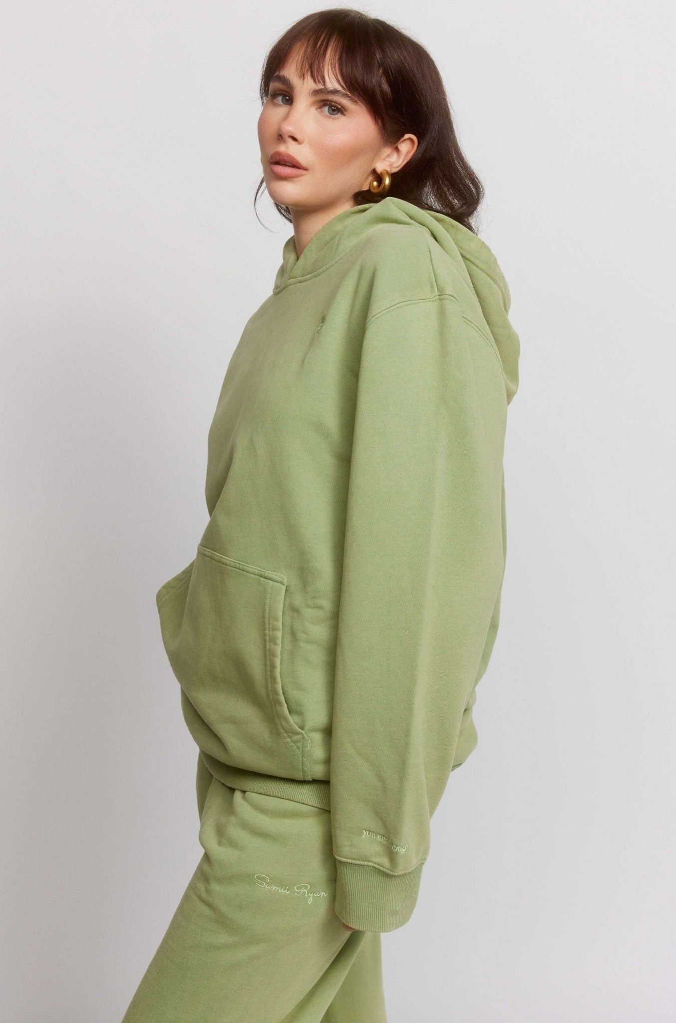 Samii Ryan Olive Hoodie - Spoiled Brat