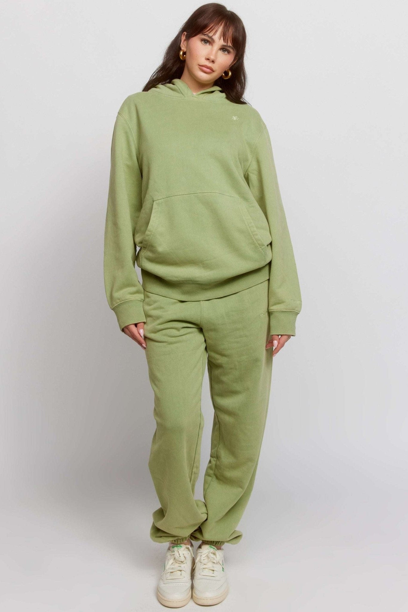 Shop Samii Ryan Samii Ryan Olive Hoodie Hooded Sweatshirt for women – premium loungewear and festival fashion at Spoiled Brat