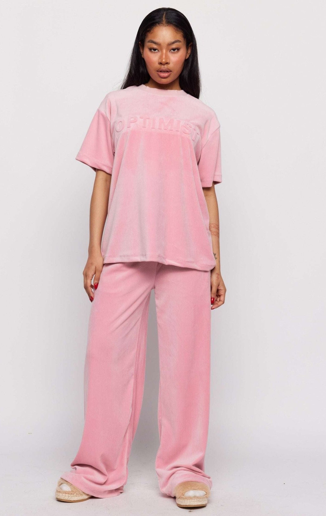 Shop Samii Ryan Samii Ryan Optimist Velour Sweatpants Sweatpants for women – premium loungewear and festival fashion at Spoiled Brat