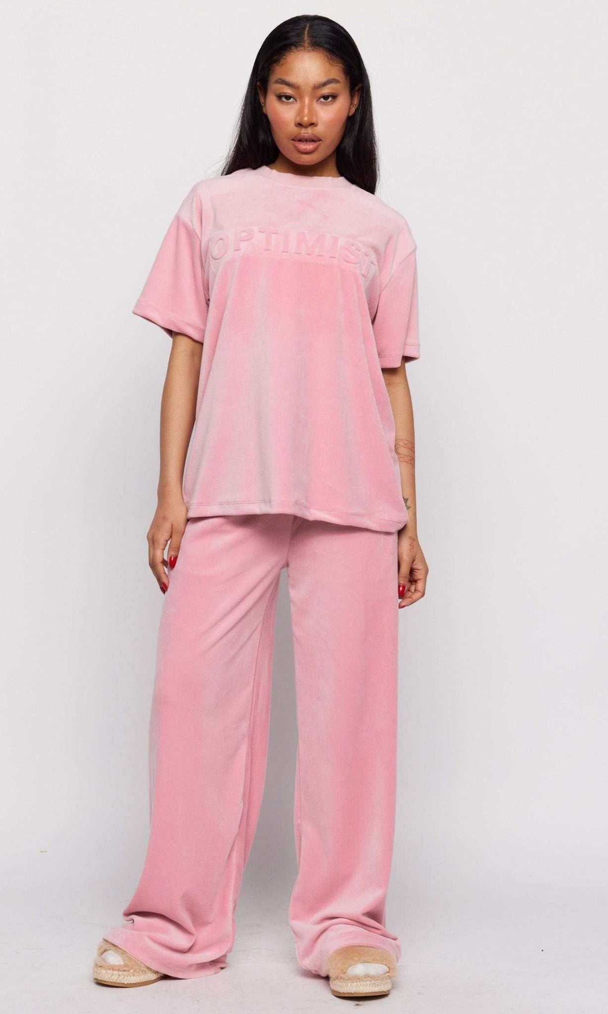 Shop Samii Ryan Samii Ryan Optimist Velour Sweatpants Sweatpants for women – premium loungewear and festival fashion at Spoiled Brat