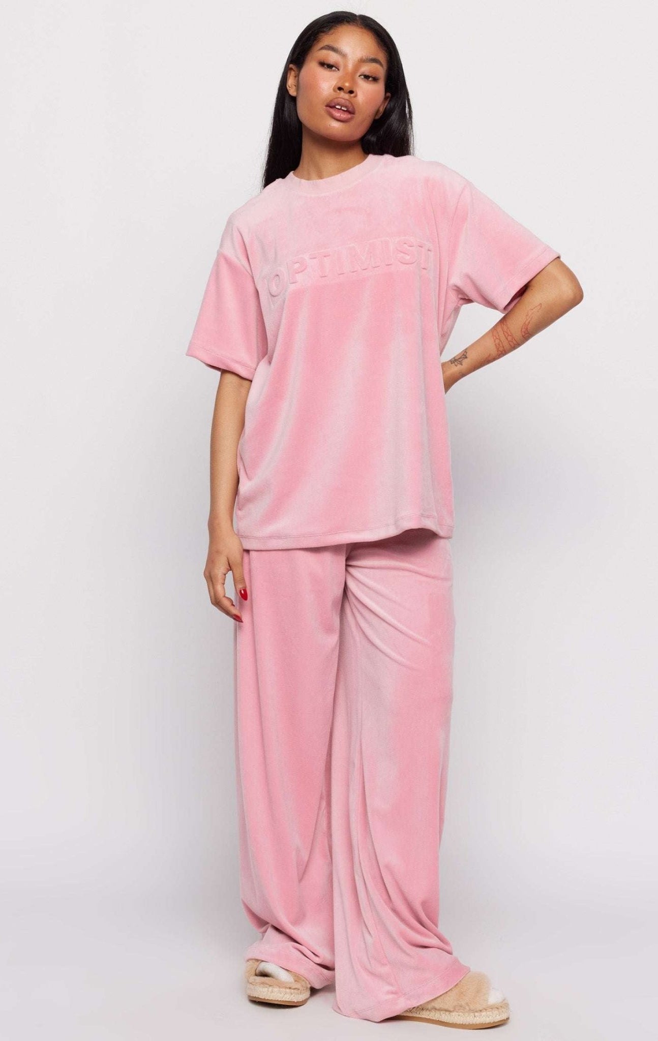 Shop Samii Ryan Samii Ryan Optimist Velour Sweatpants Sweatpants for women – premium loungewear and festival fashion at Spoiled Brat