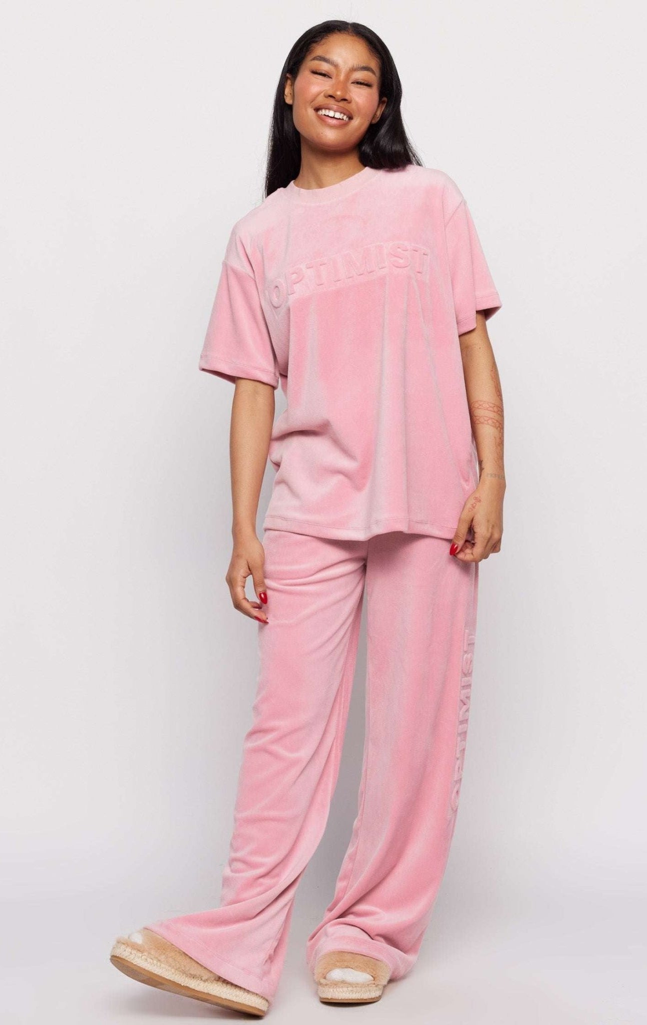 Shop Samii Ryan Samii Ryan Optimist Velour Sweatpants Sweatpants for women – premium loungewear and festival fashion at Spoiled Brat