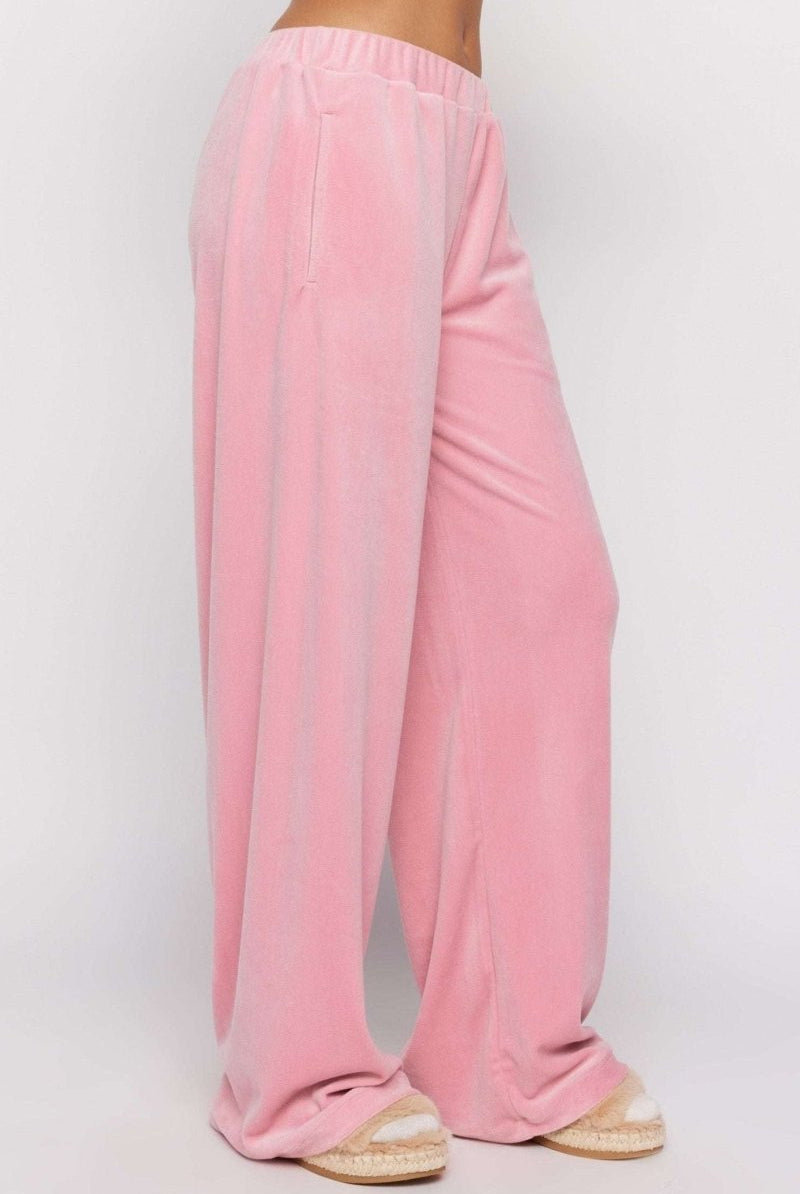 Shop Samii Ryan Samii Ryan Optimist Velour Sweatpants Sweatpants for women – premium loungewear and festival fashion at Spoiled Brat