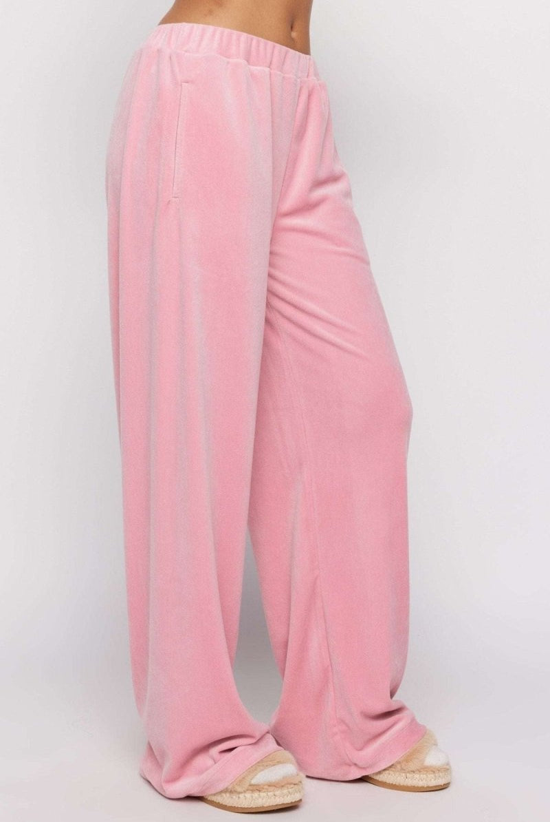 Shop Samii Ryan Samii Ryan Optimist Velour Sweatpants Sweatpants for women – premium loungewear and festival fashion at Spoiled Brat