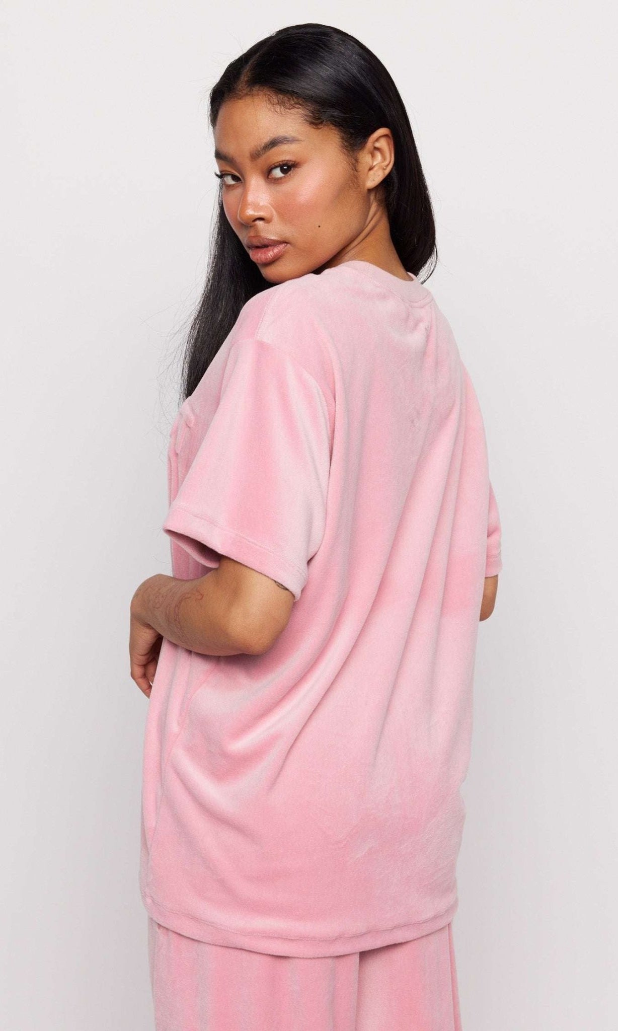 Shop Samii Ryan Samii Ryan Optimist Velour T-Shirt T-Shirts for women – premium loungewear and festival fashion at Spoiled Brat