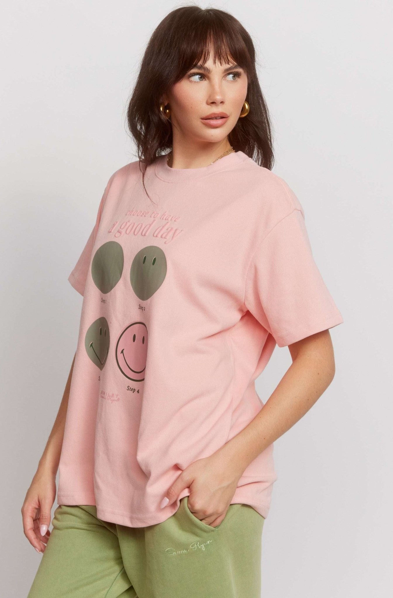 Samii Ryan Smiley® Good Day Oversized Tee - Spoiled Brat