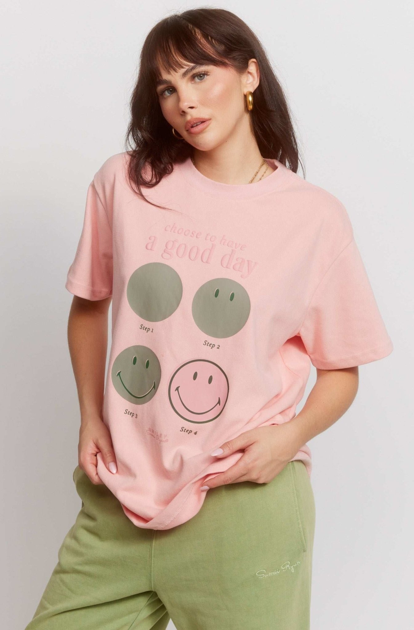 Samii Ryan Smiley® Good Day Oversized Tee - Spoiled Brat