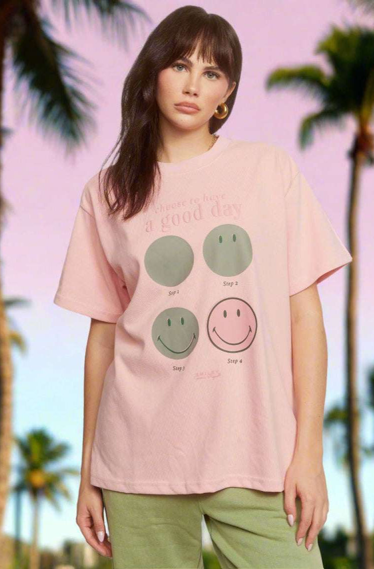 Samii Ryan Smiley® Good Day Oversized Tee - Spoiled Brat