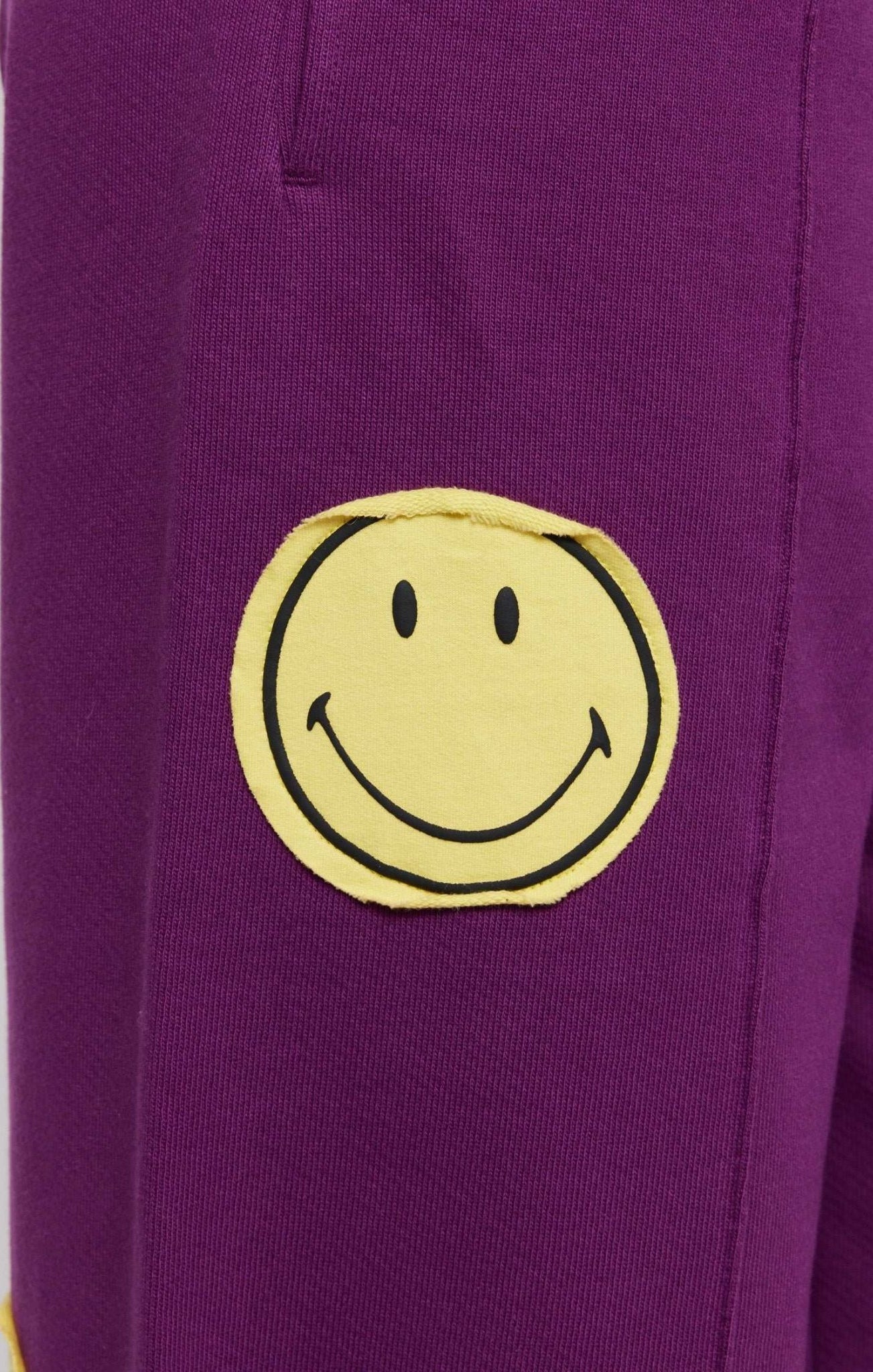 Shop Samii Ryan Samii Ryan Smiley® Straight Leg Purple Jogger Pants Jogger Bottoms for women – premium loungewear and festival fashion at Spoiled Brat