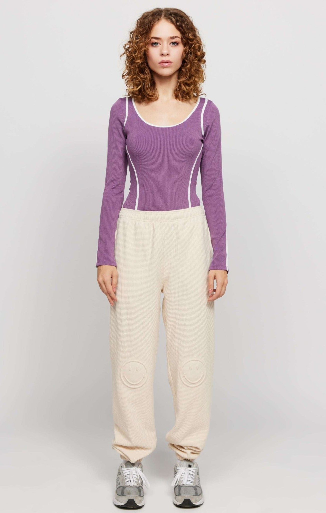 Shop Samii Ryan Samii Ryan The Royals Ribbed Bodysuit Bodysuit for women – premium loungewear and festival fashion at Spoiled Brat