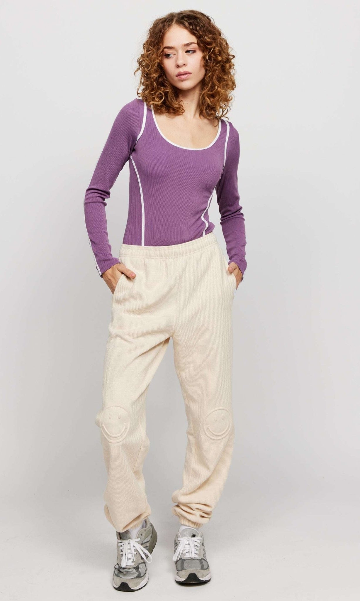 Shop Samii Ryan Samii Ryan The Royals Ribbed Bodysuit Bodysuit for women – premium loungewear and festival fashion at Spoiled Brat