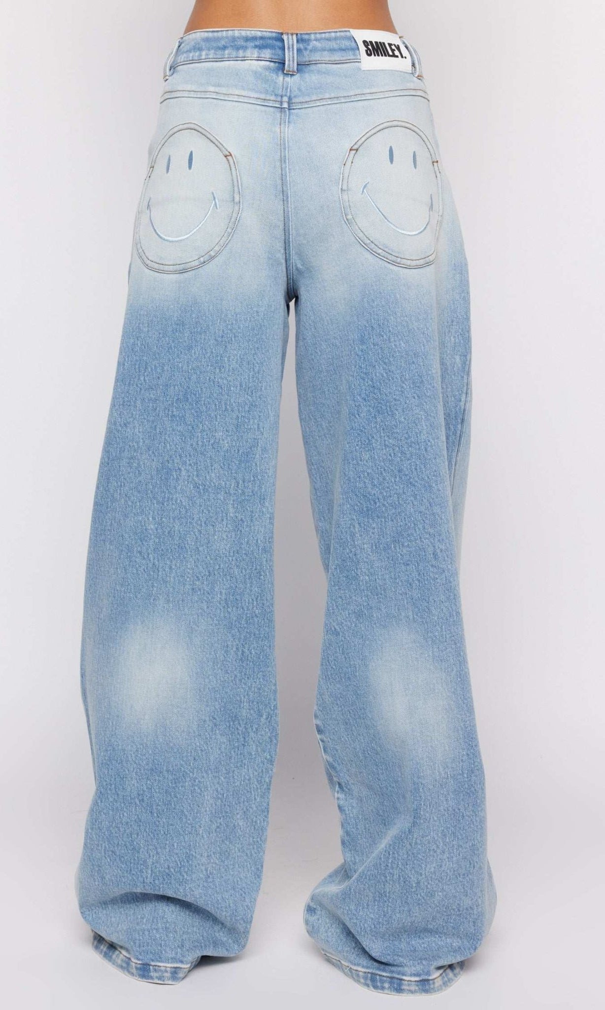 Shop Samii Ryan Samii Ryan x Smiley® Denim Jeans MOM Jeans for women – premium loungewear and festival fashion at Spoiled Brat