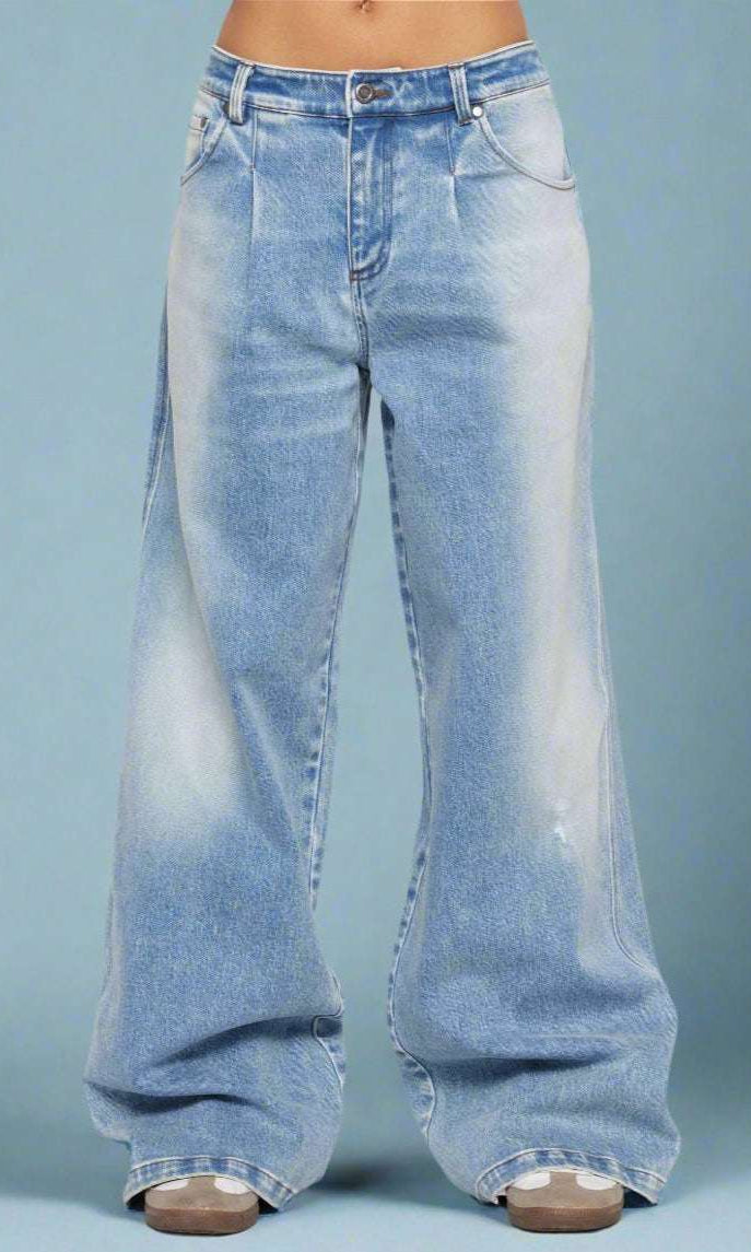 Shop Samii Ryan Samii Ryan x Smiley® Denim Jeans MOM Jeans for women – premium loungewear and festival fashion at Spoiled Brat