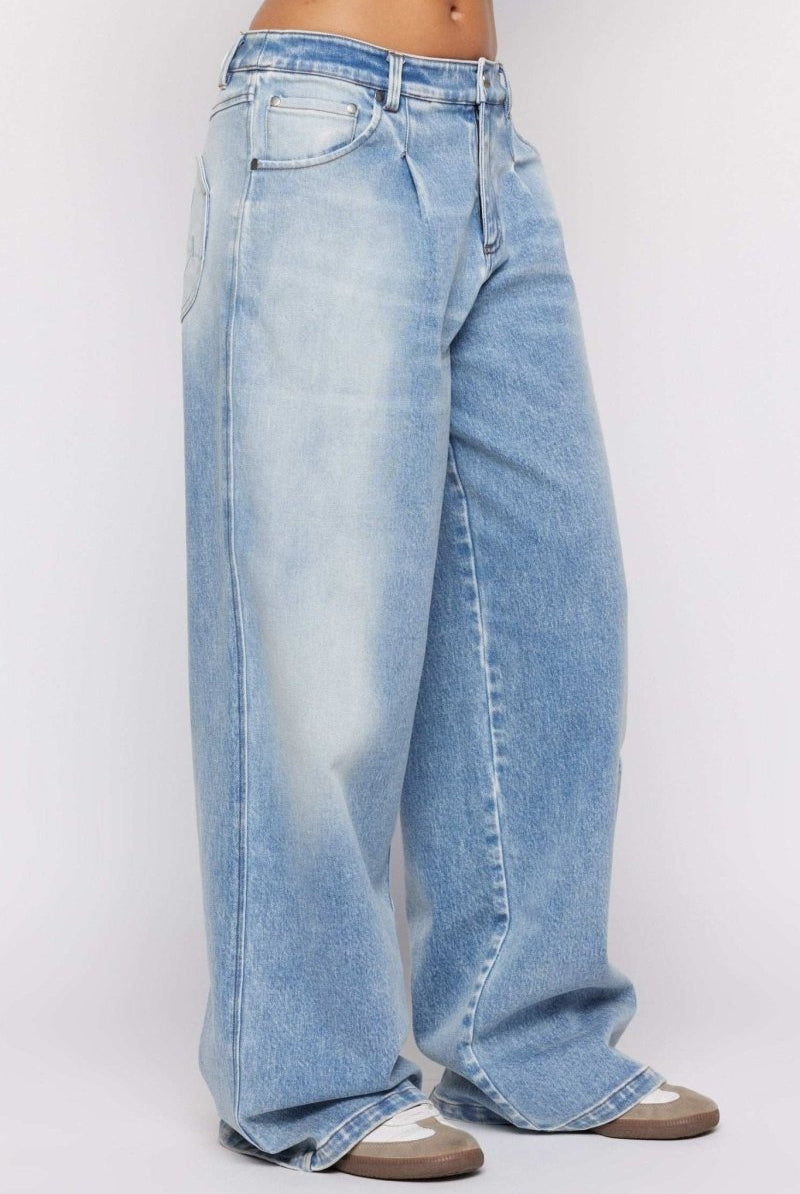 Shop Samii Ryan Samii Ryan x Smiley® Denim Jeans MOM Jeans for women – premium loungewear and festival fashion at Spoiled Brat