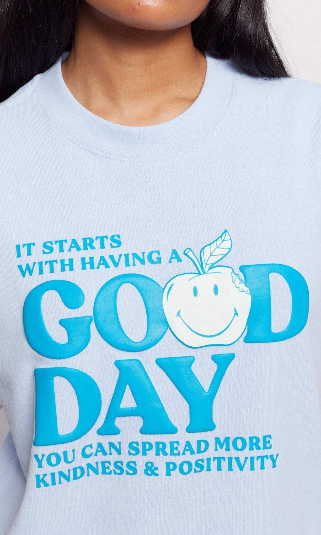 Shop Samii Ryan Samii Ryan x Smiley® Good Day Boxy Tee T-Shirt for women – premium loungewear and festival fashion at Spoiled Brat